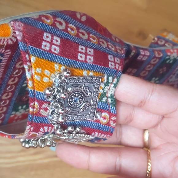 Indian/Pakistani Ethnic sandal heels 10M - Picture 6 of 9